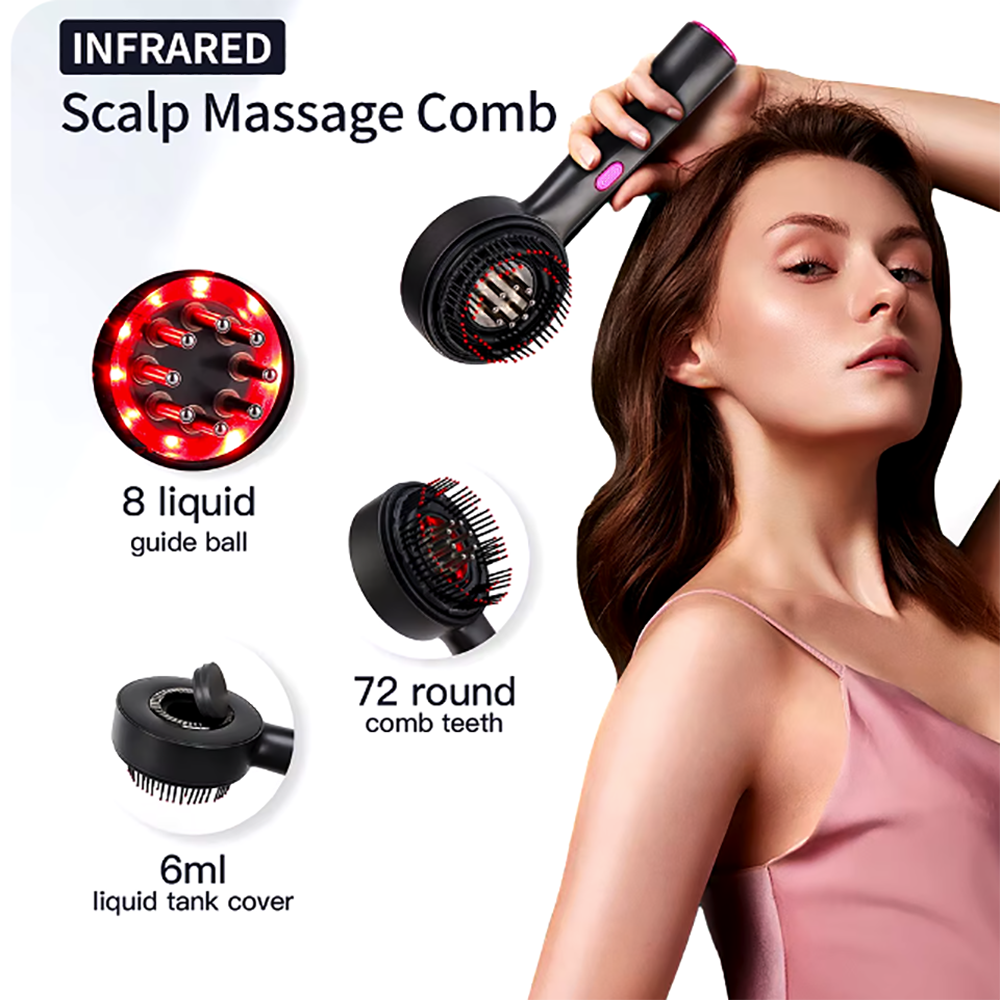 HairPulse Pro™ Red Light Scalp Massager